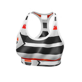 Arapaho Waving Flag - Designer Sports Bra