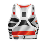 Arapaho Waving Flag - Designer Sports Bra