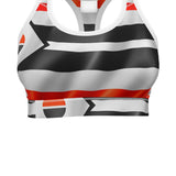 Arapaho Waving Flag - Designer Sports Bra