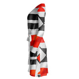 Arapaho Waving Flag - Designer Wrap Dress