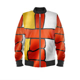 Nunavut Inuit Waving Flag - Designer Men's Bomber Jacket