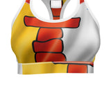 Nunavut Inuit Waving Flag - Designer Sports Bra
