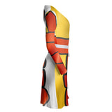 Nunavut Inuit Waving Flag - Designer Wrap Dress