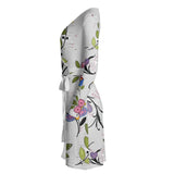 Maritime Floral -  Designer Wrap Dress