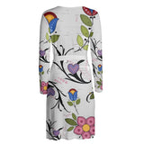 Maritime Floral -  Designer Wrap Dress