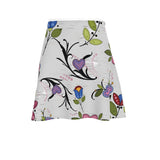 Maritime Floral - Flared Skirt