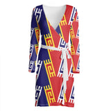 Comanche War Horse - Designer Wrap Dress