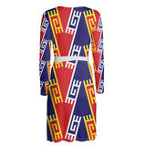Comanche War Horse - Designer Wrap Dress