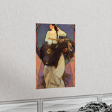 Indigenous Goddess Gang - Huntress - Premium Matte Vertical Posters - Indigenous Art Nouveau