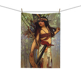 Indigenous Goddess Gang - Cayuga The Starting Place - Art Nouveau Tea & Kitchen Towel