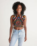 Sacred Baskets - Indigenous Street-wear Women's Twist-Front Tank