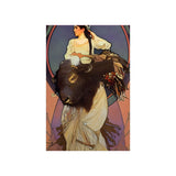 Indigenous Goddess Gang - Huntress - Premium Matte Vertical Posters - Indigenous Art Nouveau
