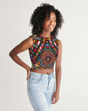 Sacred Baskets - Indigenous Street-wear Women's Twist-Front Tank