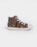 Sacred Baskets - Indigenous Street-wear Kids Hightop Tipi Creepers