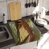 Indigenous Goddess Gang - Ciizhik - Art Nouveau Tea & Kitchen Towel