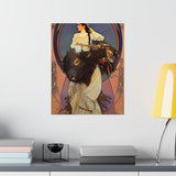 Indigenous Goddess Gang - Huntress - Premium Matte Vertical Posters - Indigenous Art Nouveau