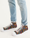 Sacred Baskets - Indigenous Street-wear Men's Hightop Tipi Creepers