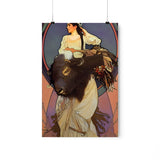 Indigenous Goddess Gang - Huntress - Premium Matte Vertical Posters - Indigenous Art Nouveau