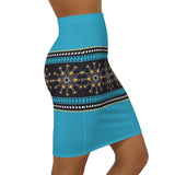 Starburst - Turquois - Women's Mini Skirt