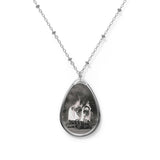 Wagon Burner - Oval Necklace