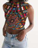 Sacred Baskets - Indigenous Street-wear Women's Twist-Front Tank