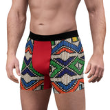 Vintage Beadwork Print - Tail Feathers Men's Boxer Briefs