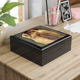 Konnorónhkwa Sweethearts - Indigenous Art Nouveau Jewelry Box