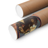 Indigenous Goddess Gang - Huntress - Premium Matte Vertical Posters - Indigenous Art Nouveau