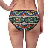 Vintage Beadwork Print - Tail Feathers Women's Panties