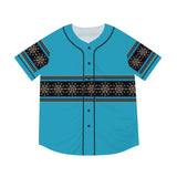 Starburst - Turquois - Men's Baseball Jersey