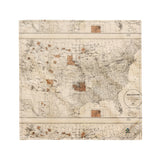 1888 Map of the Indian Reservations Within the United States and Territories - Bandana