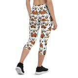 Land Back - American Traditional Tattoo Style - Capri Leggings