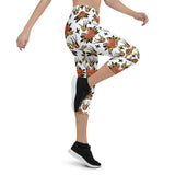 Land Back - American Traditional Tattoo Style - Capri Leggings