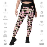 Deer Woman - Crossover Leggings with Pockets