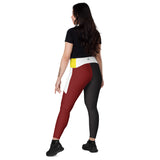 Medicine Wheel - Crossover Leggings with Pockets