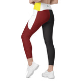 Medicine Wheel - Crossover Leggings with Pockets
