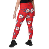 Wabanaki Star - Crossover Leggings with Pockets