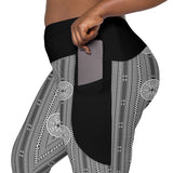 Gila - Crossover Leggings with Pockets
