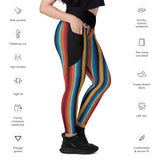 Jorongo / Serape -  Crossover leggings with pockets
