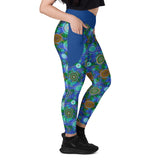BEADWORK TURTLE ISLAND - Crossover Leggings with Pockets