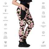 Deer Woman - Crossover Leggings with Pockets
