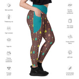 Few Will Hunt - Crossover Leggings with Pockets