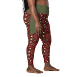 Nayenezgani  - Crossover Leggings with Pockets