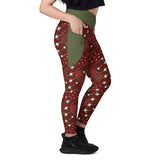 Nayenezgani  - Crossover Leggings with Pockets