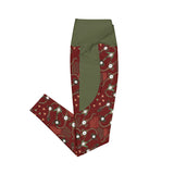 Nayenezgani  - Crossover Leggings with Pockets
