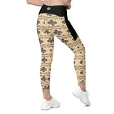 Pacific Northwest Eagle - Crossover Leggings with Pockets