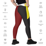 Medicine Wheel - Crossover Leggings with Pockets