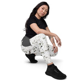 Birch Bark Print - Crossover Leggings with Pockets