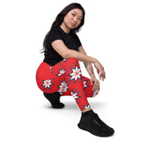 Wabanaki Star - Crossover Leggings with Pockets