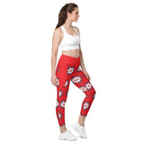 Wabanaki Star - Crossover Leggings with Pockets